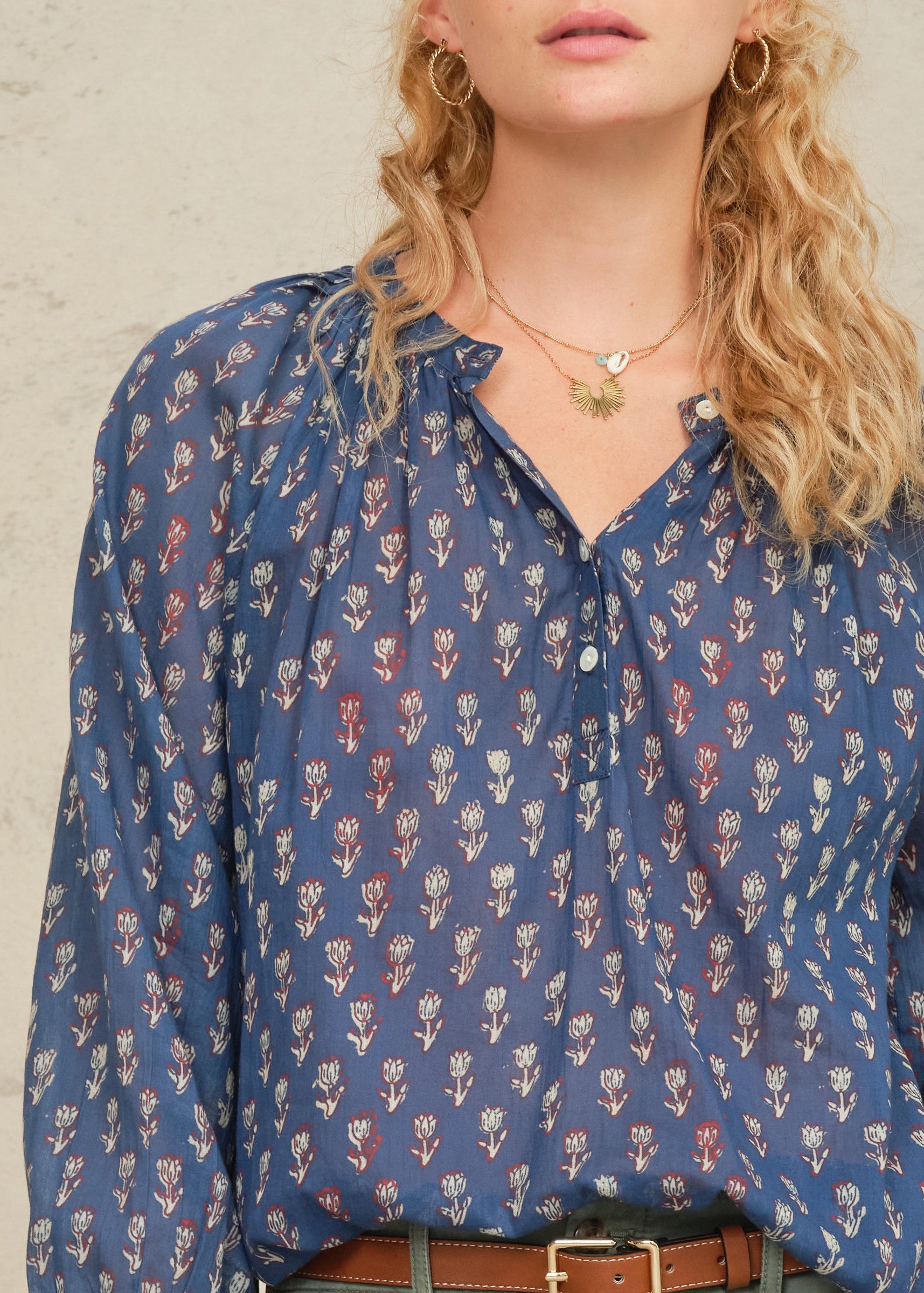 Ari Long Sleeve - Indigo
