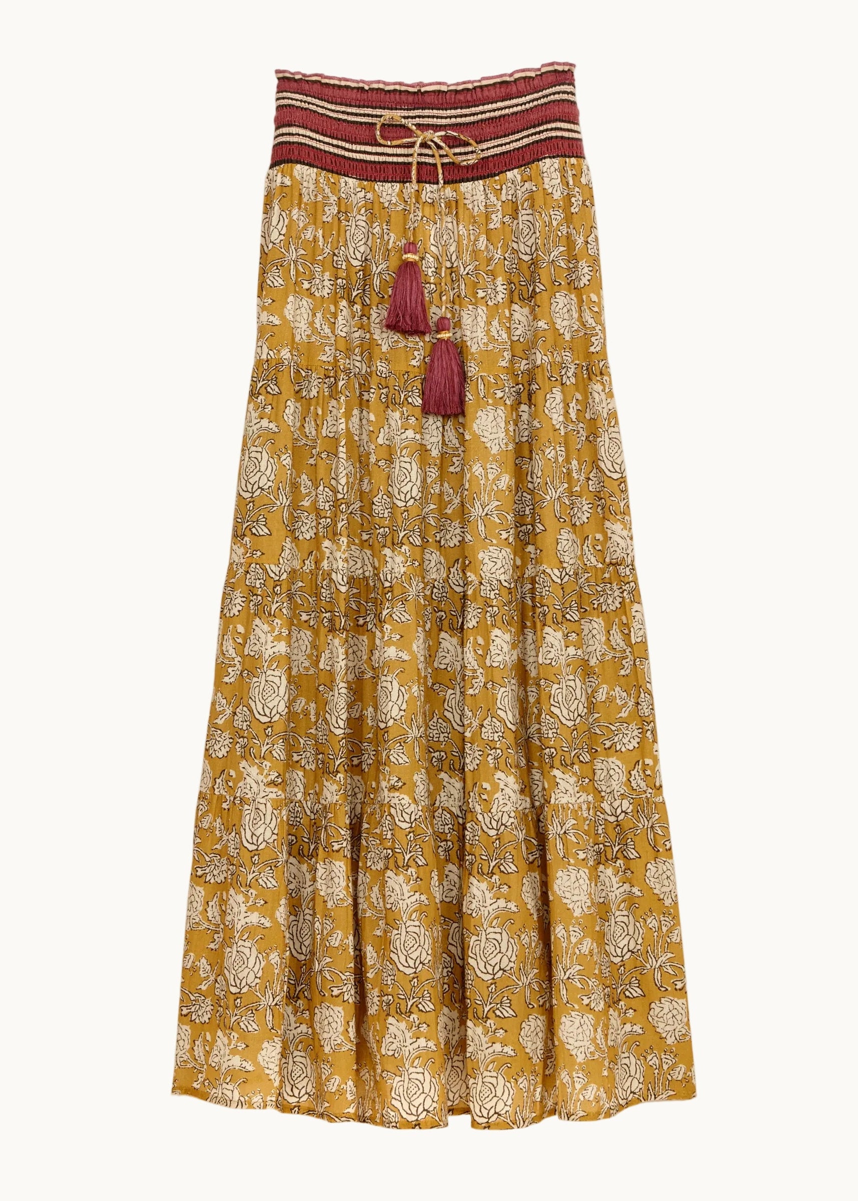 Tulsi Maxi Skirt - Mustard