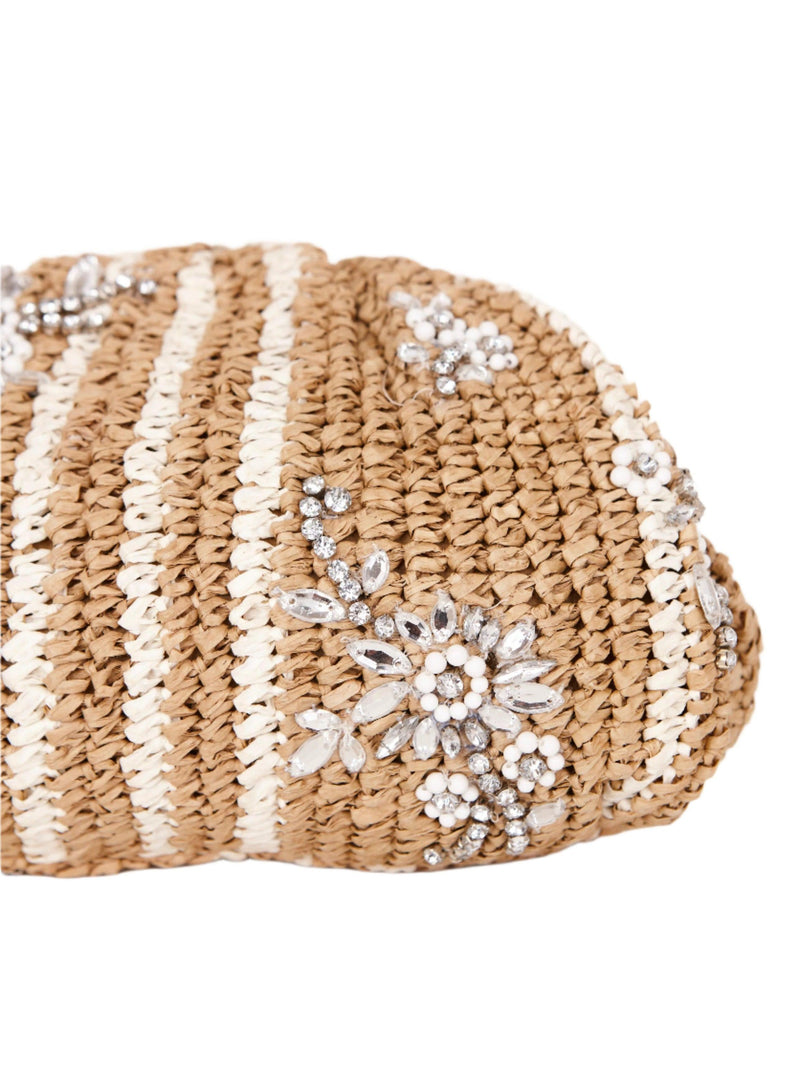 Alora Clutch - Nat/Ecru
