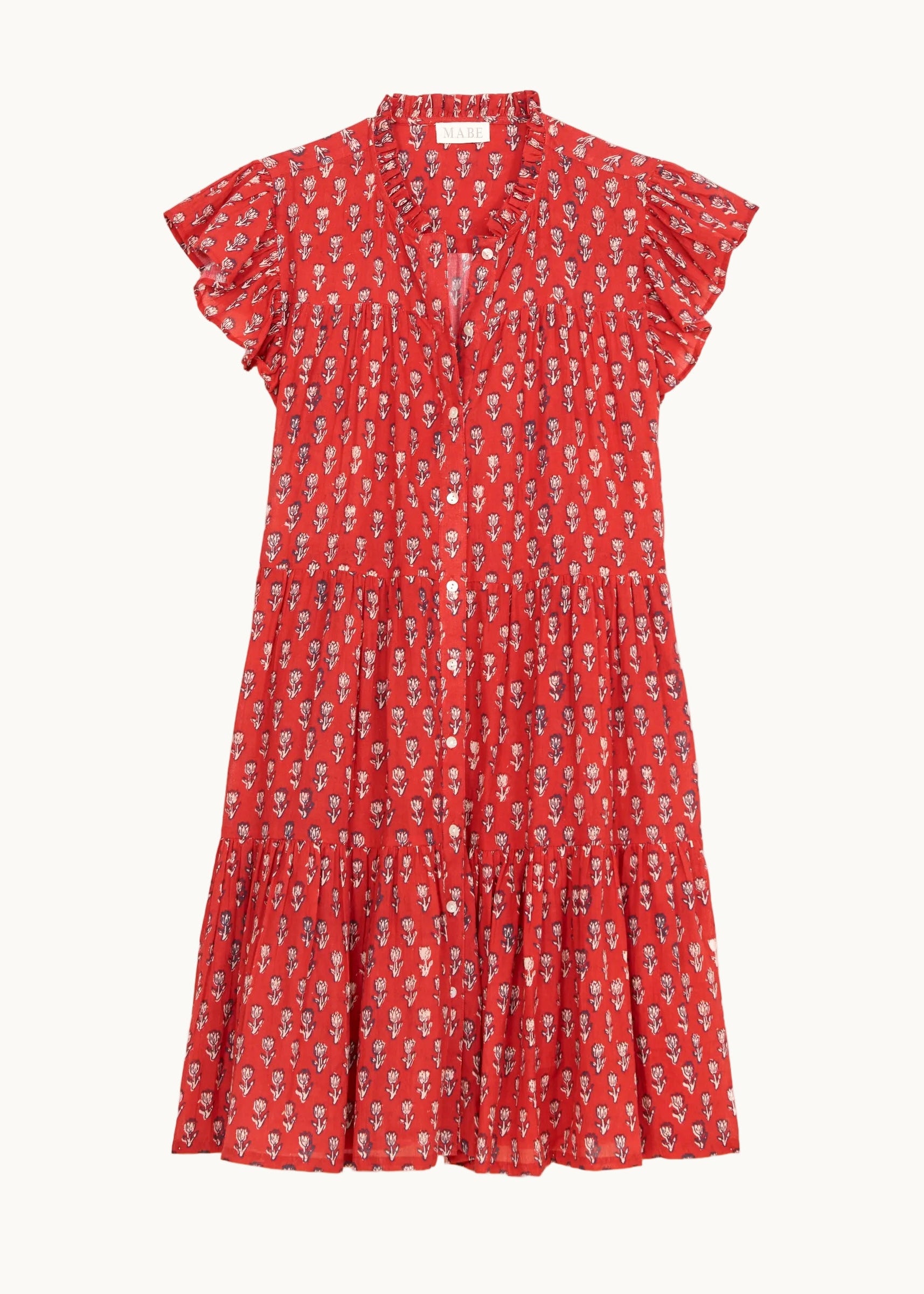 Ari Frill Sundress - Red