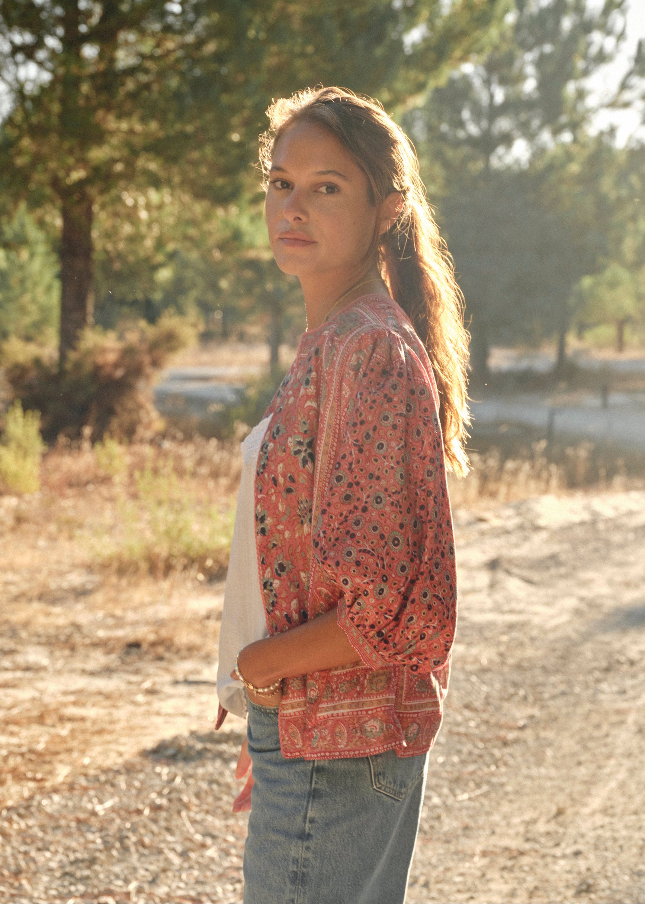 Darla Jacket - Rose/Multi