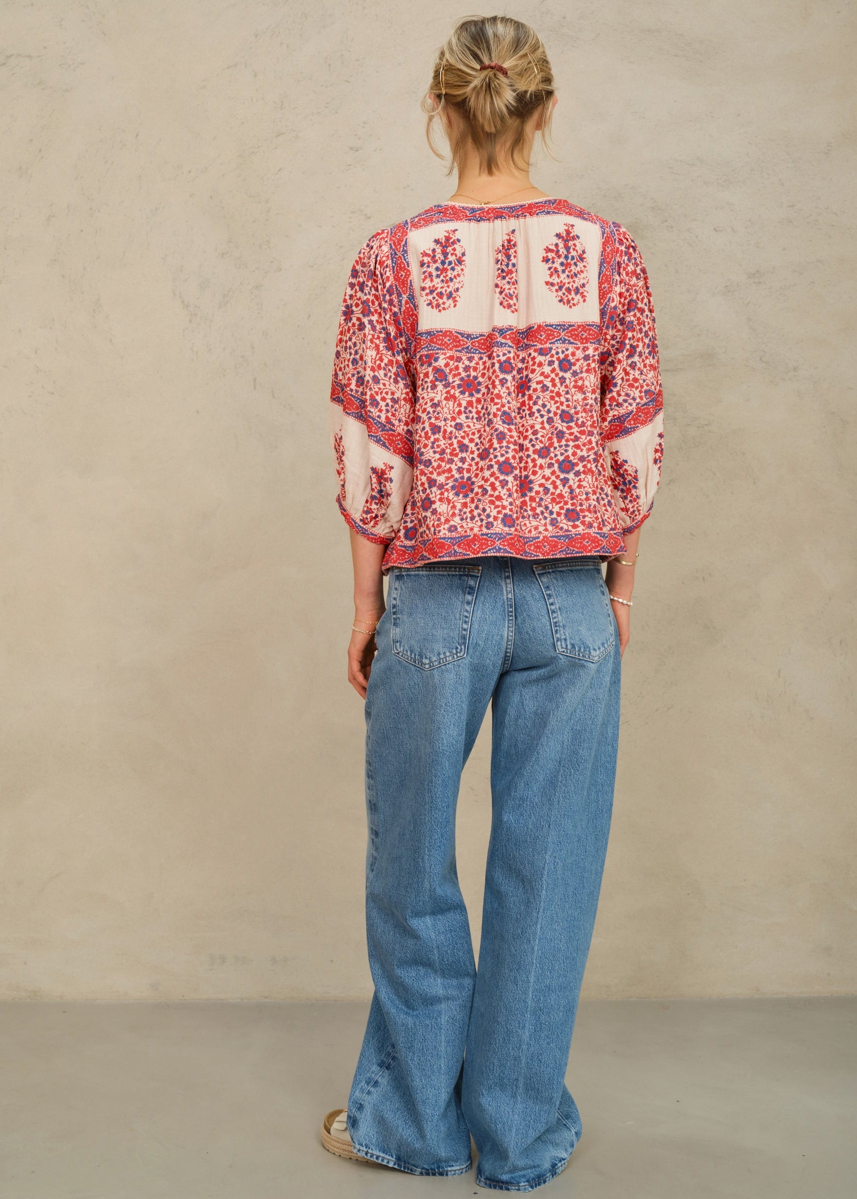 Della Jacket - Red/Navy