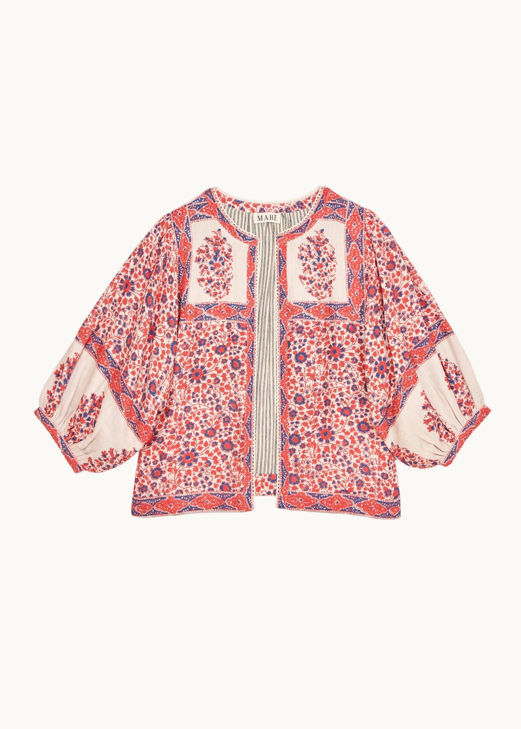 Della Jacket - Red/Navy