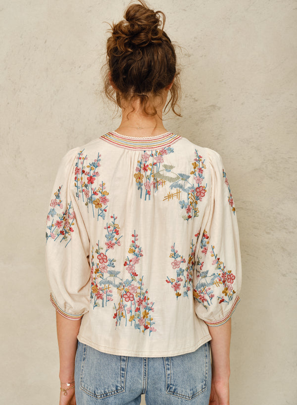 Emi Jacket - Ecru/ Pastel