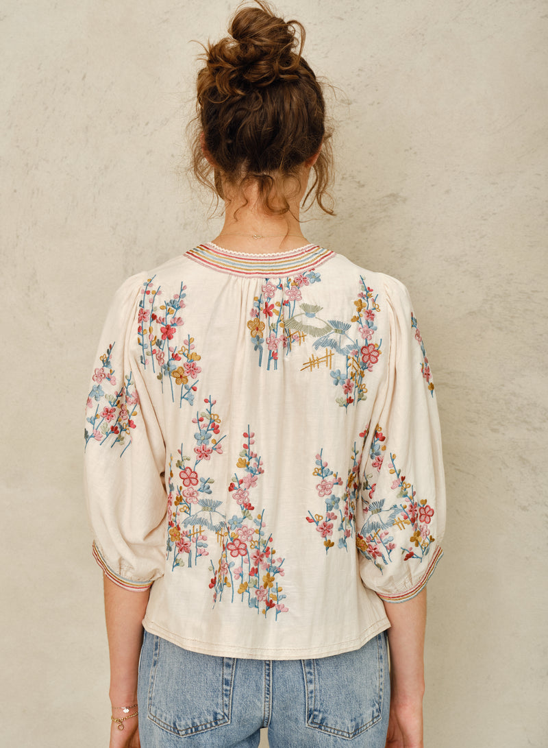 Emi Jacket - Ecru/ Pastel