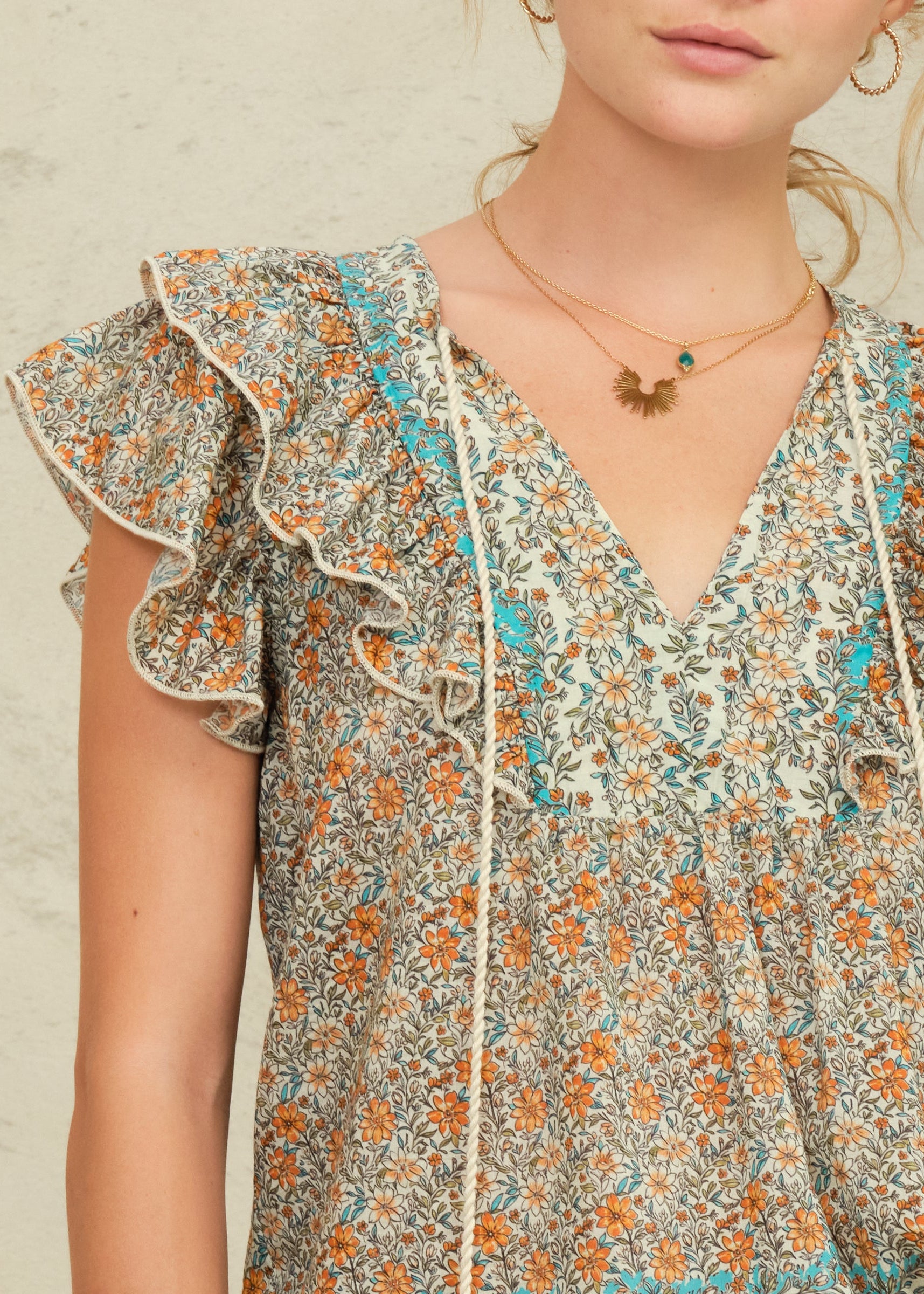 Jaci Frill Top - Multi
