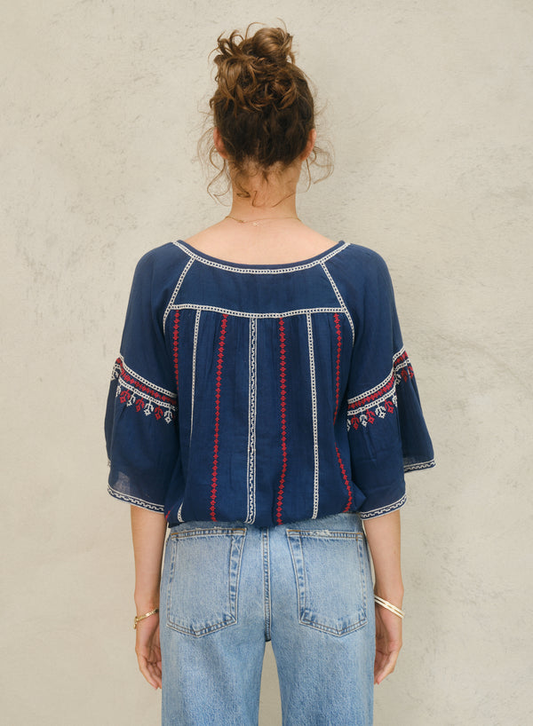Lena Top - Navy
