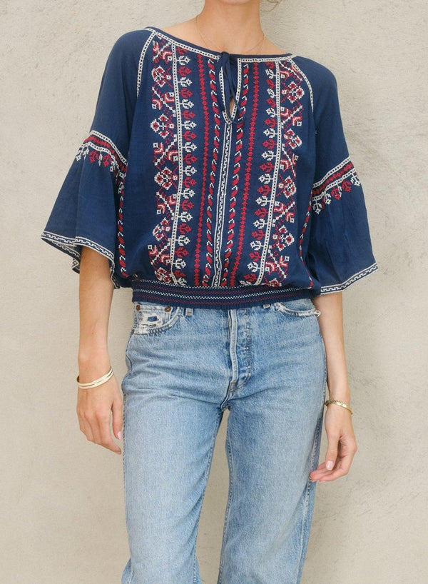 Lena Top - Navy