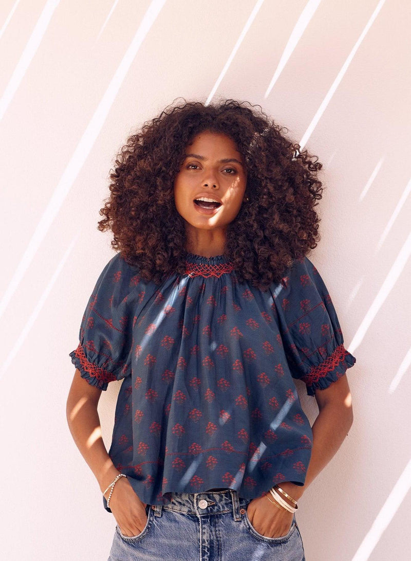 Lindi Smocked Top