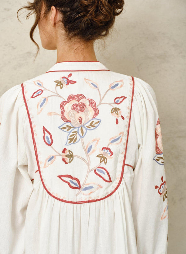 Lucia Tunic - Ivory/Rust