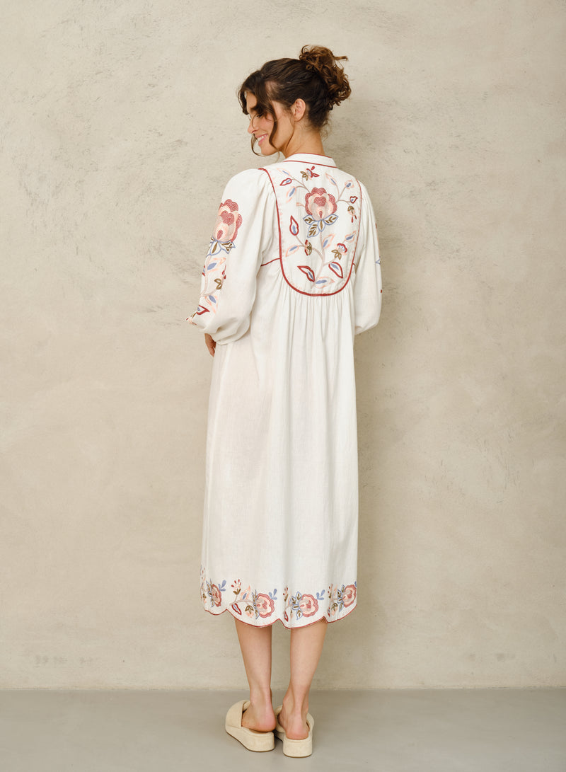 Lucia Tunic - Ivory/Rust