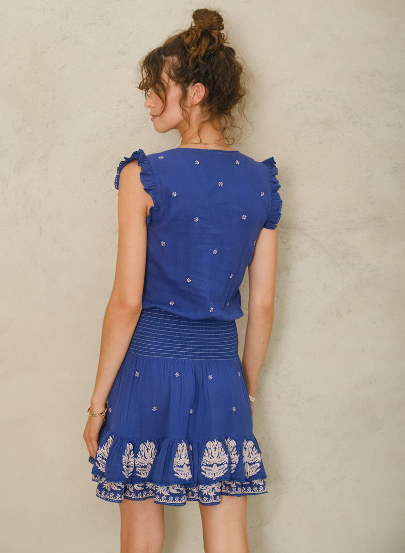 Mina Sundress - Navy
