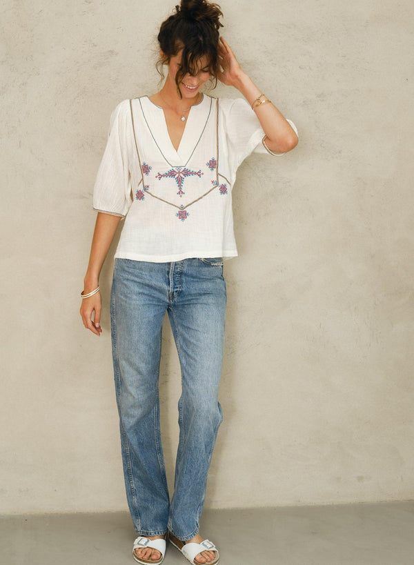 Vivien Top - Ecru